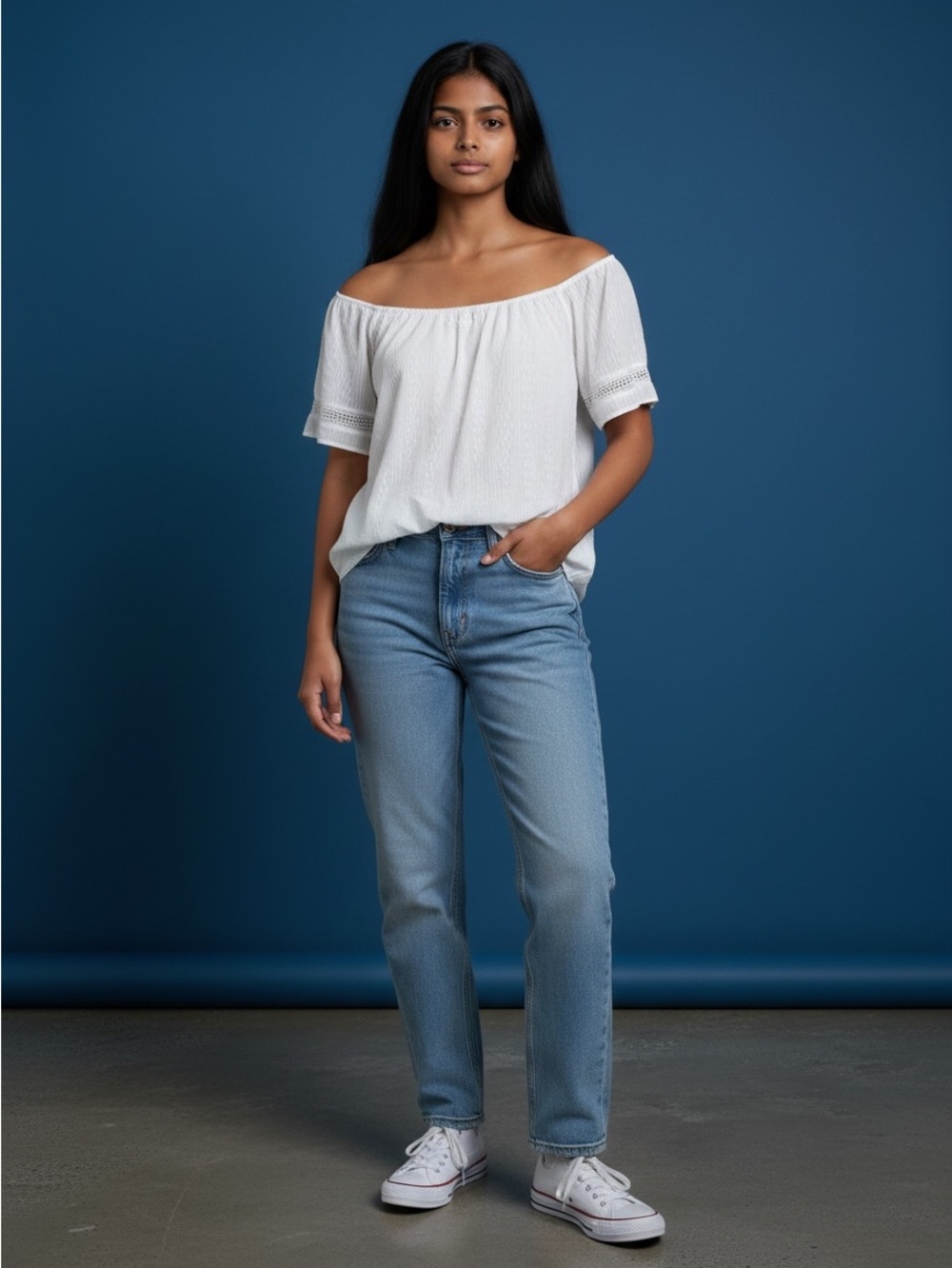 Lane Bryant Plus Size White Blouse